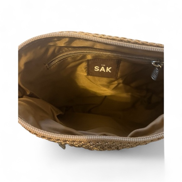 The Sak Espresso Woven Crossbody Bag NWOT. Daily, neutral bag, versatile. - Picture 3 of 5